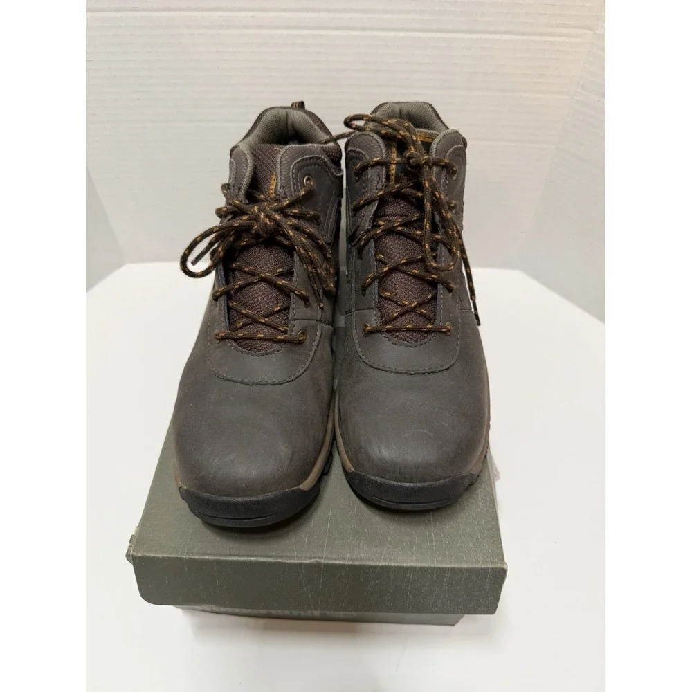 Timberland Junior Size 5 Mt. Maddsen Mid Hiker Waterproof Boots Dk Brown